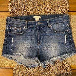 H&M Denim Shorts Size 8